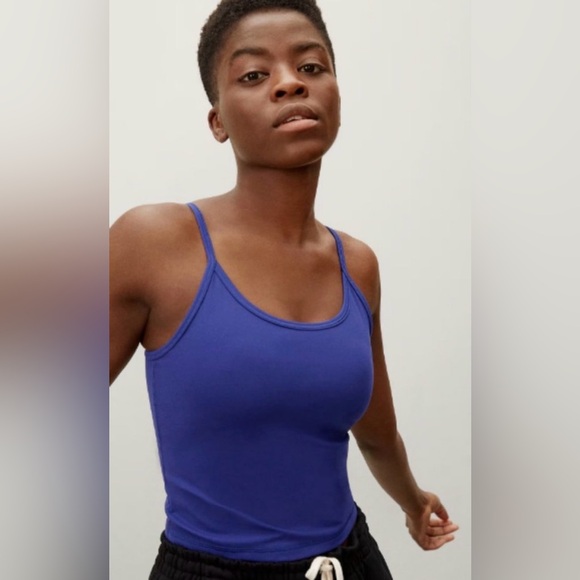 Everlane The Perform Cami Blue SZ XS - Picture 2 of 8